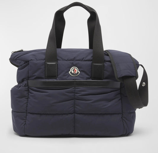 『MONCLER』モンクレール  マザーズバッグ -Navy