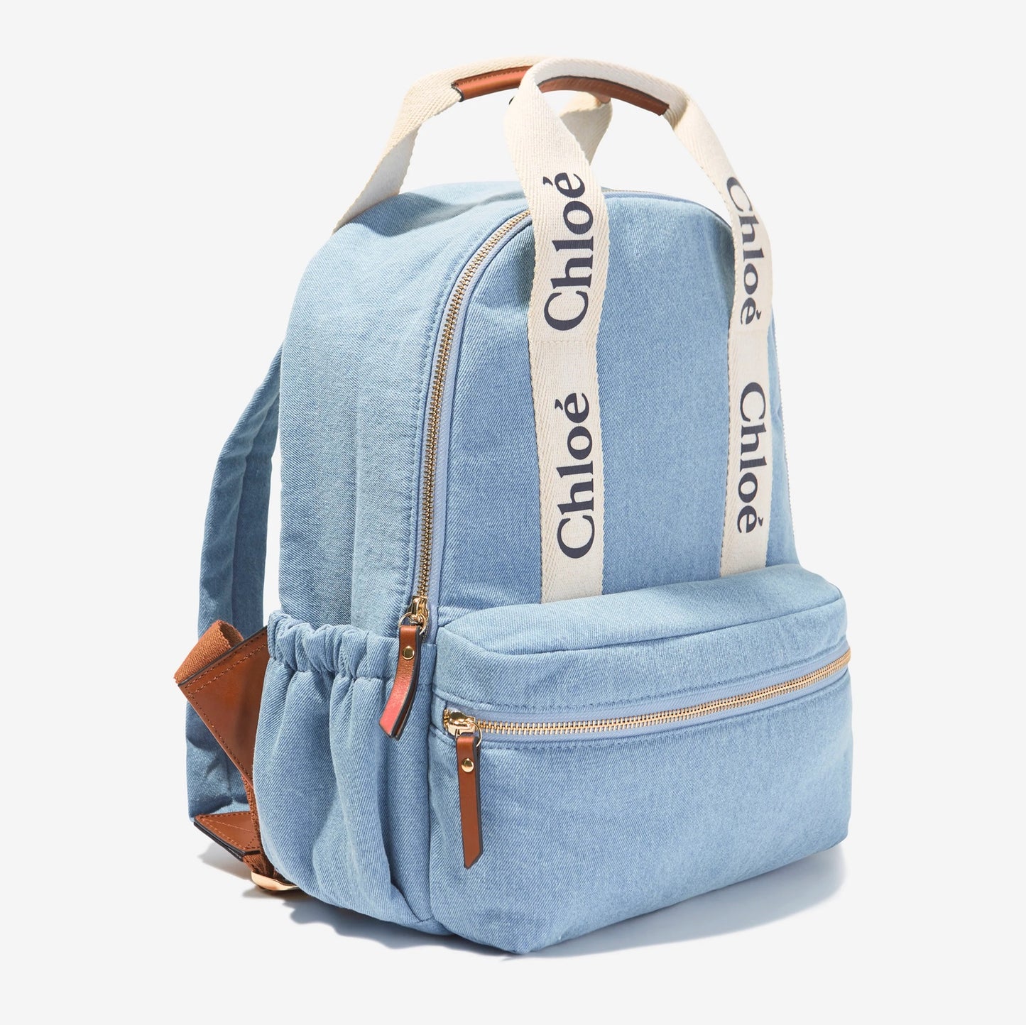 『Chloe』クロエ  ロゴ   デニム  バックパック